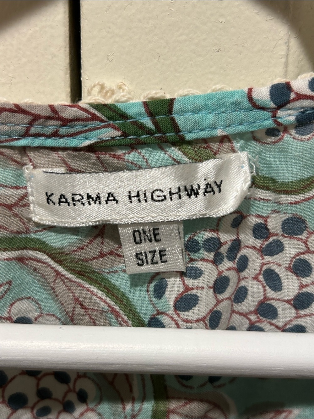 Karma Highway Ruffle Tiered Bohemian Romantic Feminine Unique Artsy,size M - Picture 4 of 8